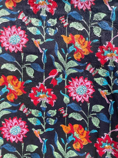 CF1Gerbaras, Sapling Textiles, Fabric Store Australia, Fabric online Australia, Indian Fabric