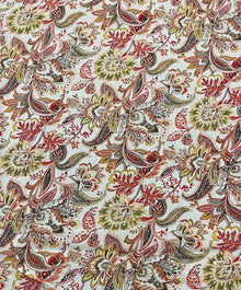  Cotton Fabric SP - Cardinal Flowers