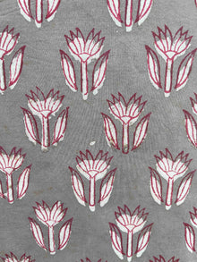  Cotton Fabric - Hand Block Print lotus