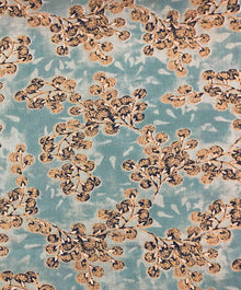  Cotton Fabric SP - Aqua Blossoms