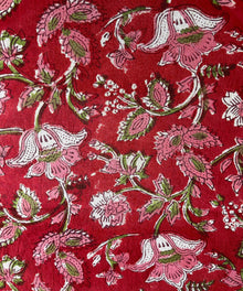  Cotton Fabric - Hand Block Print - Anoushka