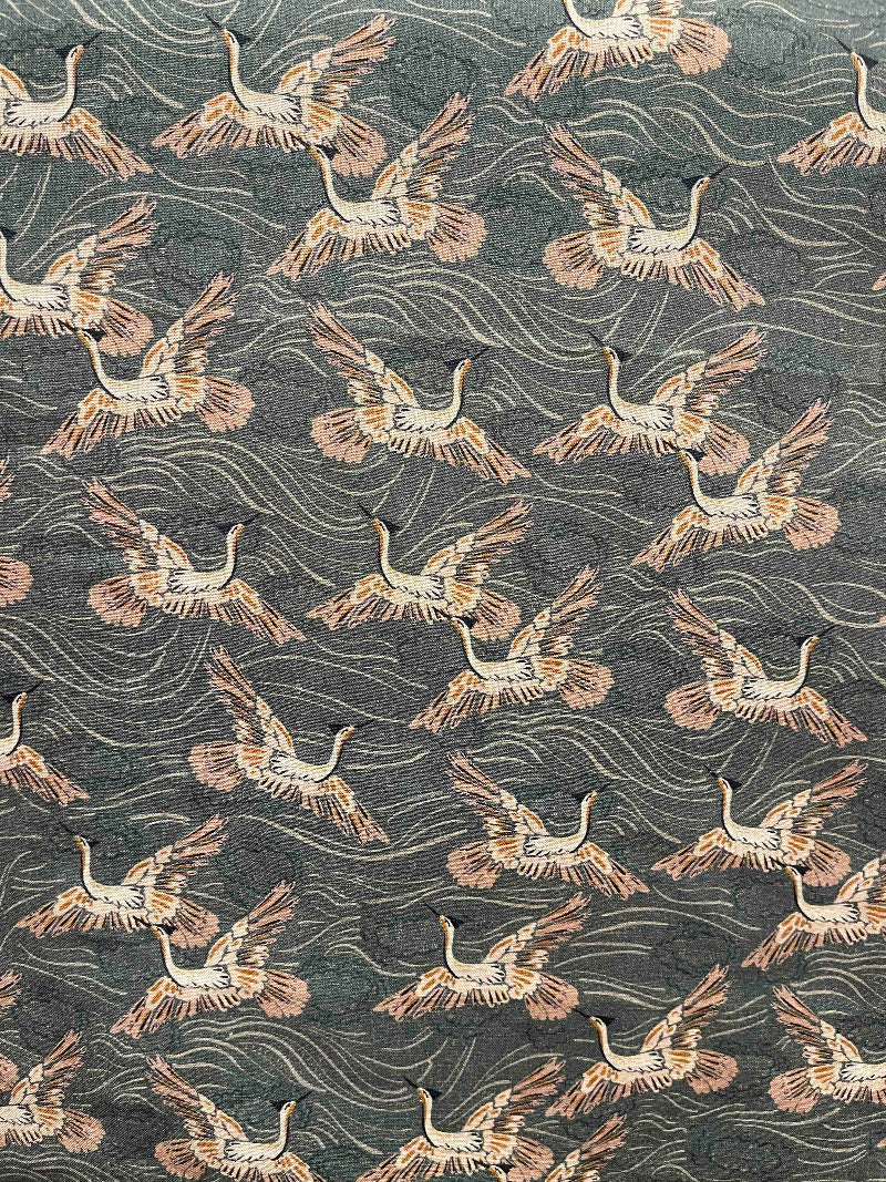 Linen Fabric - Swantime – Sapling Textiles