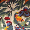 Quilts - 100% Cotton Hand Block Printed Quilt  - Parrots