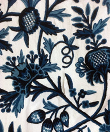  Crewel Kashmiri Fabric - Water Flowers
