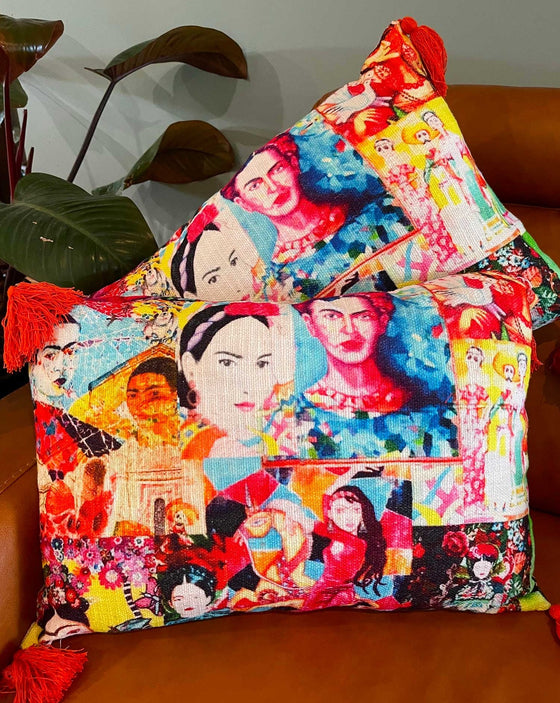 Cushion Cover Cotton Slub - Frida Fusion