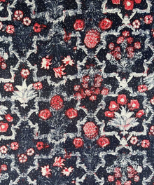  Linen Fabric - Night Flowers